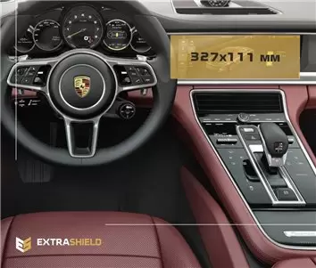 Porsche Panamera II 2017 - Present Multimedia 12" Vetro Protettivo HD trasparente di navigazione Protezione