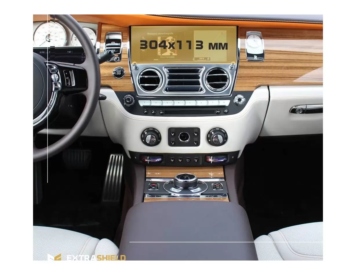 Rolls-Royce Ghost 2020 - Present Multimedia 8,8" Vetro Protettivo HD trasparente di navigazione Protezione