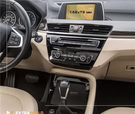 BMW X1 (E84) 2009 - 2012 Multimedia 8,8" Vetro Protettivo HD trasparente di navigazione Protezione