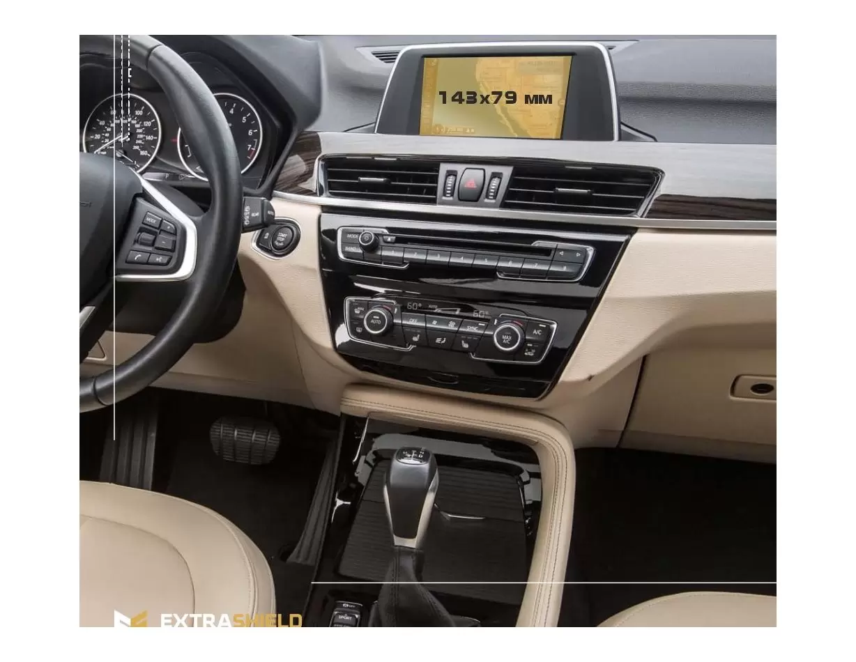 BMW X1 (E84) 2009 - 2012 Multimedia 8,8" Vetro Protettivo HD trasparente di navigazione Protezione