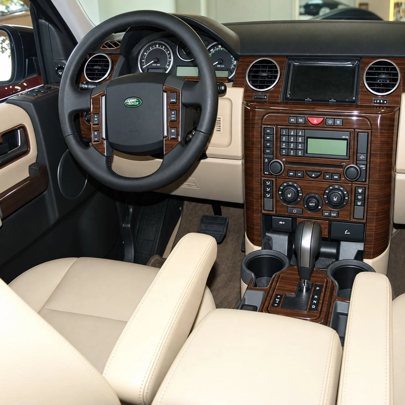 Land Rover Discovery 3 2005-in poi set completo kit rivestimento cruscotto e interni 3D