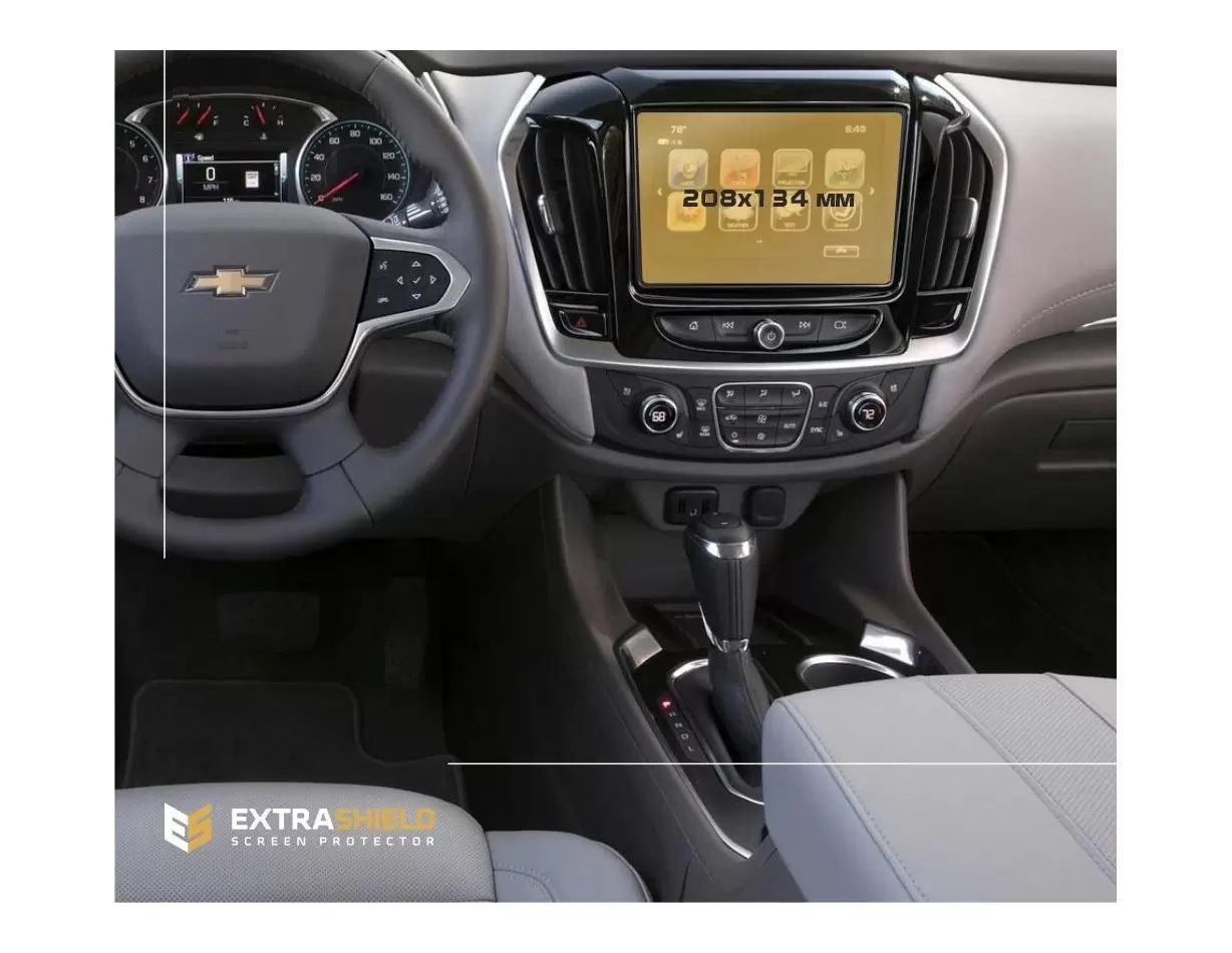 Chevrolet Tahoe 2013 - 2021 Multimedia 9" Vetro Protettivo HD trasparente di navigazione Protezione