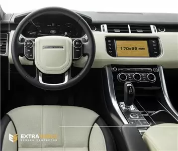 Land Rover RR Sport (L494) 2012 - 2017 Multimedia Vetro Protettivo HD trasparente di navigazione Protezione