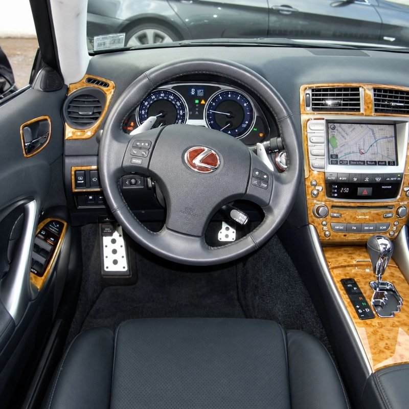 Lexus IS 2009-2013 kit rivestimento cruscotto e interni 3D 35 pezzi