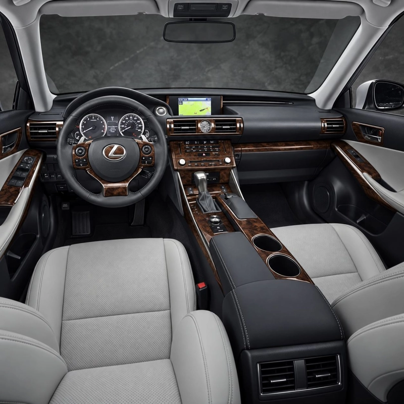 Lexus IS 2013-2022 kit rivestimento cruscotto e interni 3D 47 pezzi