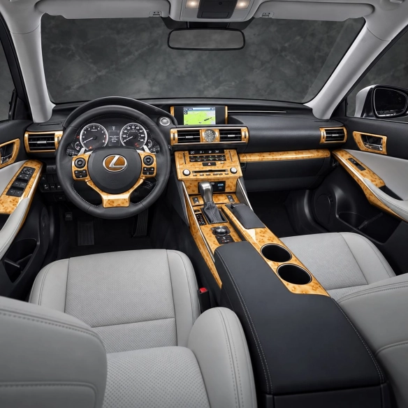 Lexus IS 2013-2022 kit rivestimento cruscotto e interni 3D 47 pezzi