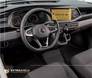 Volkswagen Transporter 6.1 2015 - 2019 Multimedia Composition Color 6,5" Vetro Protettivo HD trasparente di navigazione Protezio