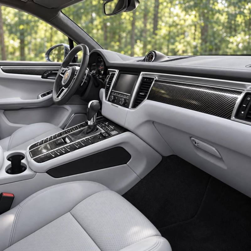 Porsche Macan 2014-2021 kit rivestimento cruscotto e interni 3D 38 pezzi