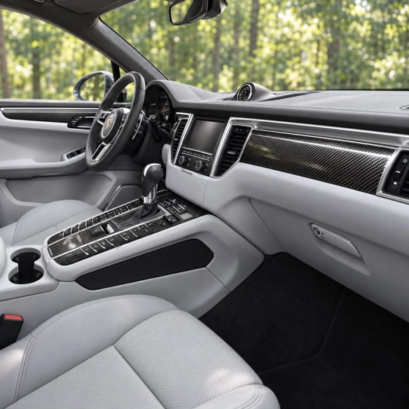 Porsche Macan 2014-2021 kit rivestimento cruscotto e interni 3D 38 pezzi