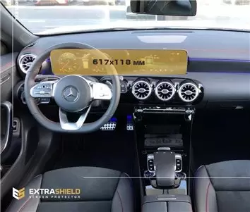 Mercedes-Benz CLA (C118) 2019 - Present Digital Speedometer + Multimedia 10,25" Vetro Protettivo HD trasparente di navigazione P