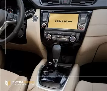 Nissan X-Trail (T32) 2018 - Present Multimedia Vetro Protettivo HD trasparente di navigazione Protezione