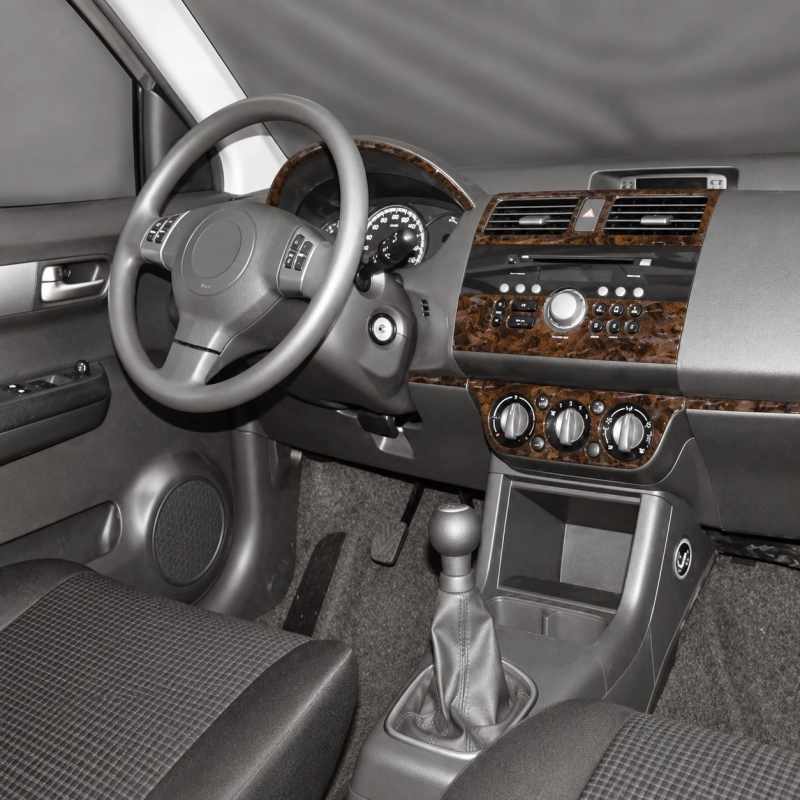 Suzuki Swift Comfort 2005-2010 kit rivestimento cruscotto e interni 3D 10 pezzi