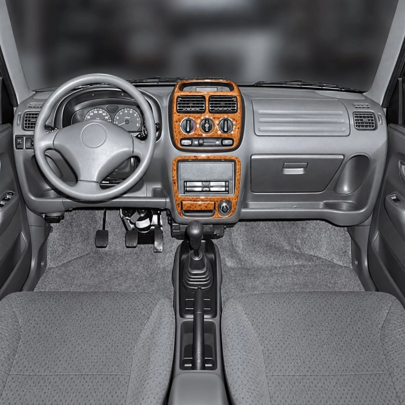 Suzuki Ignis 2000-2003 kit rivestimento cruscotto e interni 3D 5 pezzi