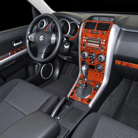 Suzuki Grand vitara 4x4 2005-in poi kit rivestimento cruscotto e interni 3D 12 pezzi