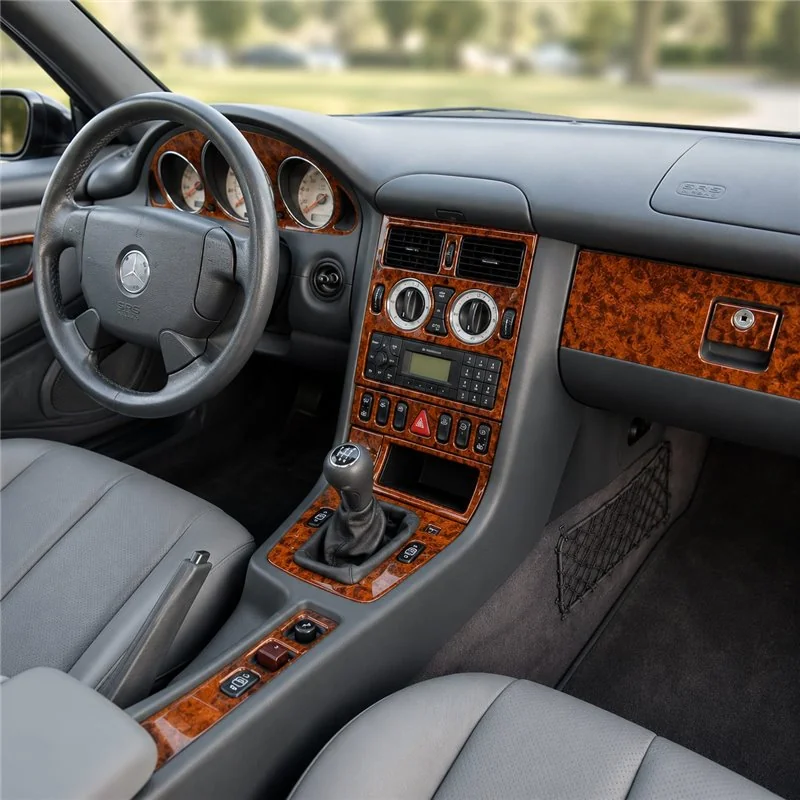 Mercedes SLK (R170) 1997-2004 kit cruscotto 3D, 23 pezzi