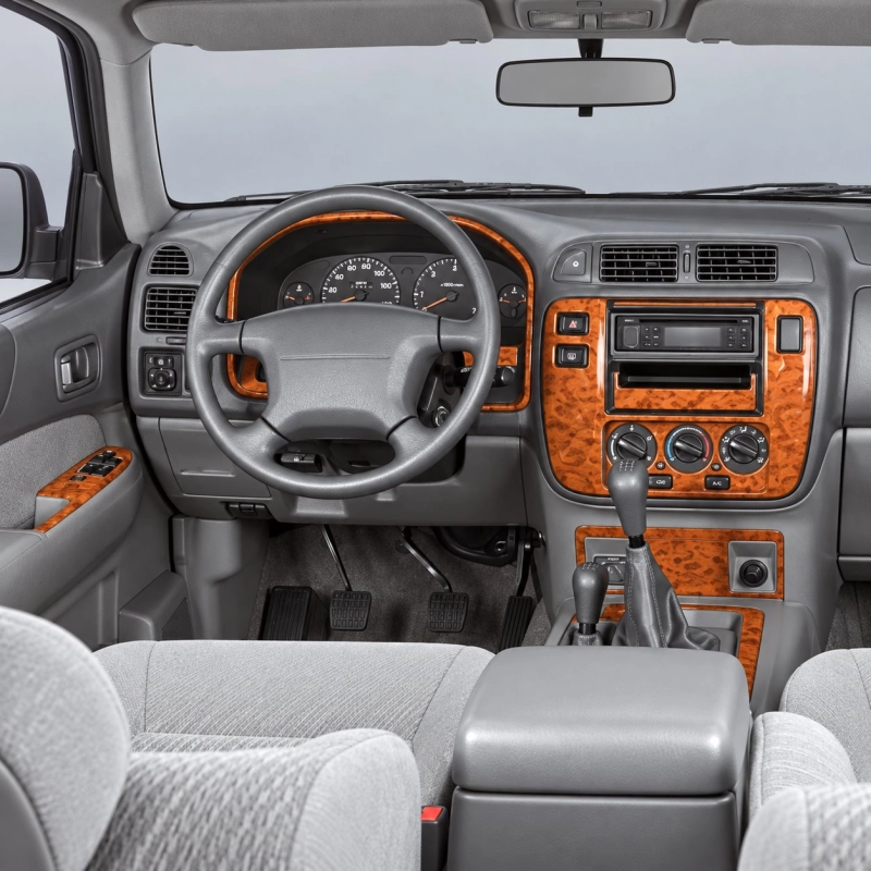 Nissan Patrol 2000-2004 kit rivestimento cruscotto e interni 3D 8 pezzi