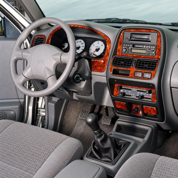Nissan Navara D23 Pick-up 1999-2006 kit rivestimento cruscotto e interni 3D 13 pezzi