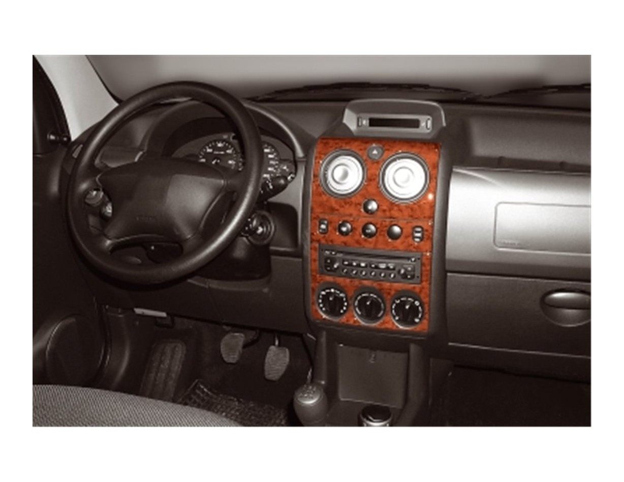 Citroen Berlingo 10.02 - 07.08 Kit Rivestimento Cruscotto all'interno del veicolo Cruscotti personalizzati 11-Decori