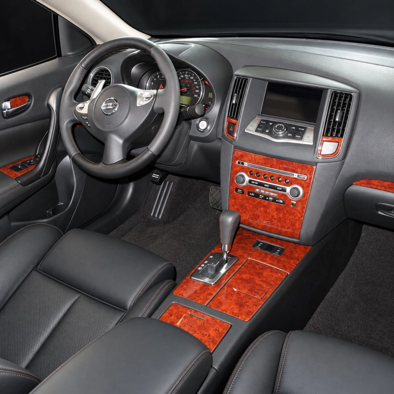 Nissan Maxima 2009-in poi set completo; Radio kit rivestimento cruscotto e interni 3D