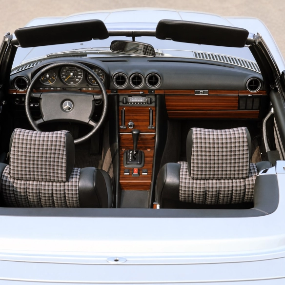 Mercedes-Benz R107 450 SL/SLC 1973-1978 set completo kit rivestimento cruscotto e interni 3D