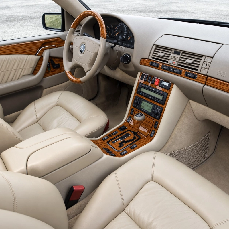 Mercedes-Benz S Class W140 1992-1996 set completo; Cover All OEM Wood kit rivestimento cruscotto e interni 3D