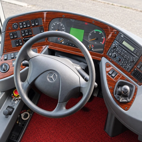 Mercedes-Benz Tourismo 2007-2010 kit rivestimento cruscotto e interni 3D 19 pezzi 2