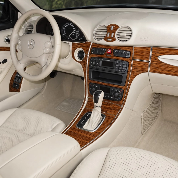 Mercedes-Benz CLK 2003-in poi set completo kit rivestimento cruscotto e interni 3D