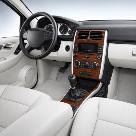 Mercedes-Benz W245 B-Class 2005-2011 kit rivestimento cruscotto e interni 3D 18 pezzi