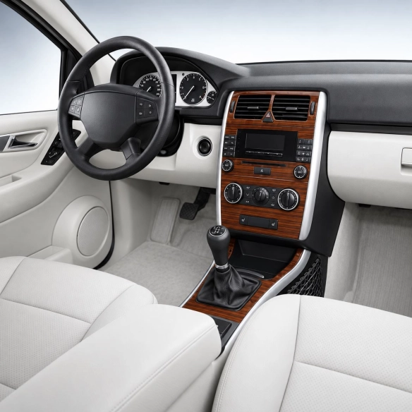 Mercedes-Benz W245 B-Class 2005-2011 kit rivestimento cruscotto e interni 3D 18 pezzi