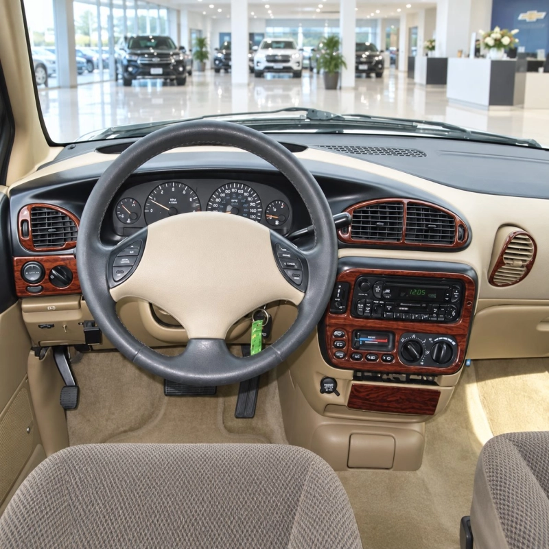 Chrysler Voyager 1996-2001 kit rivestimento cruscotto e interni 3D 12 pezzi