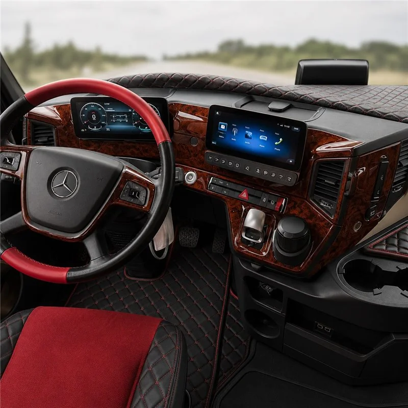 Mercedes Actros MK5 ab 2021 set completo kit cruscotto 3D, 32 pezzi