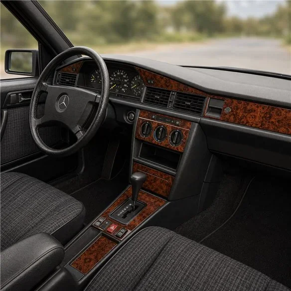 Mercedes C 190 W201 1983-1993 kit cruscotto 3D, 11 pezzi