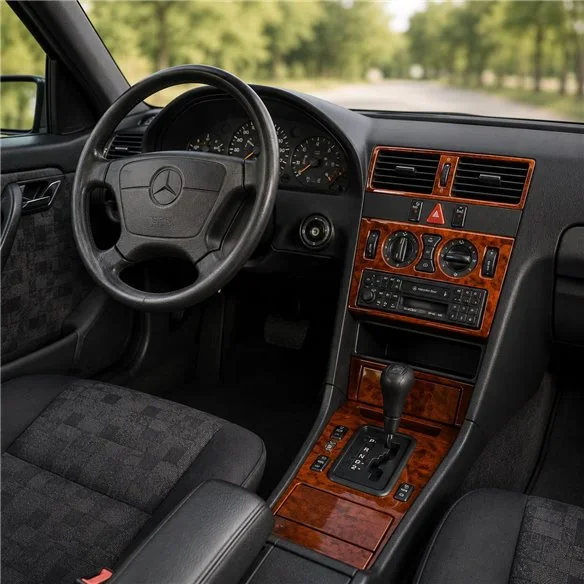 Mercedes C-Class W202 1995-1997 kit cruscotto 3D, 12 pezzi