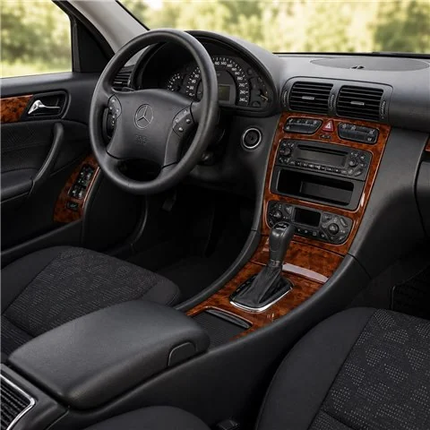 Mercedes C-Class W203 2000-2006 kit cruscotto 3D, 16 pezzi