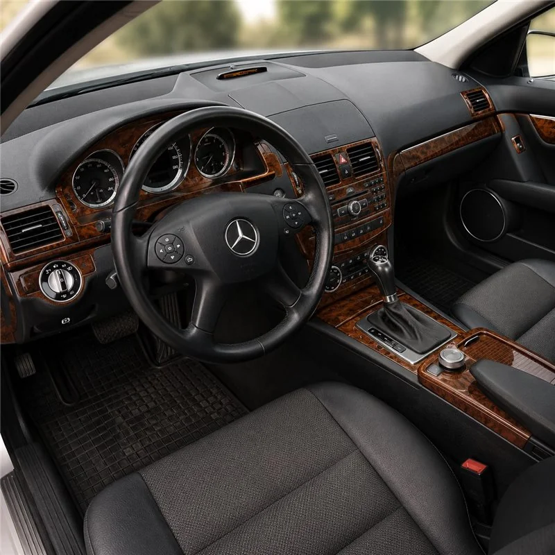 Mercedes C-Class W204 2007-2014 kit cruscotto 3D, 46 pezzi