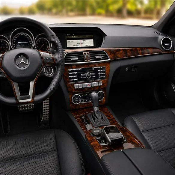 Mercedes C-class W205 2015–present kit cruscotto 3D, 18 pezzi
