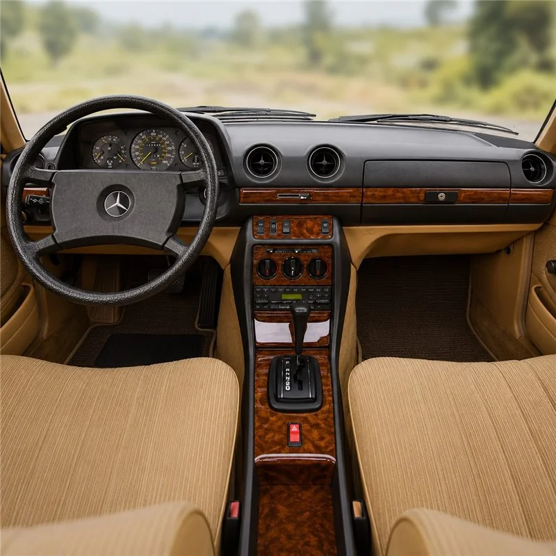 Mercedes E-Class W123 1976-1986 kit cruscotto 3D, 10 pezzi