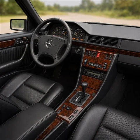 Mercedes E-Class W124 1985-1996 kit cruscotto 3D, 14 pezzi