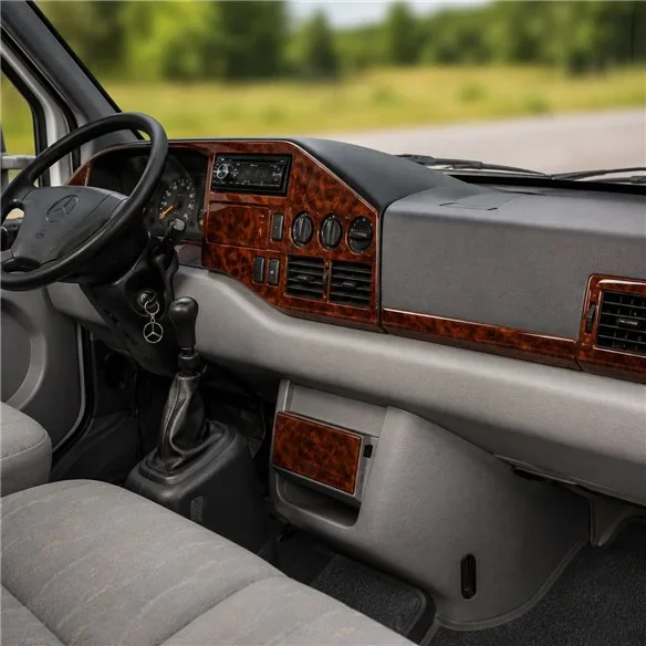 Mercedes Sprinter W901 1995-2000 kit cruscotto 3D, 17 pezzi