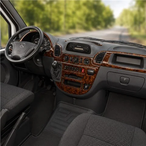Mercedes Sprinter W903 2000-2006 kit cruscotto 3D, 24 pezzi