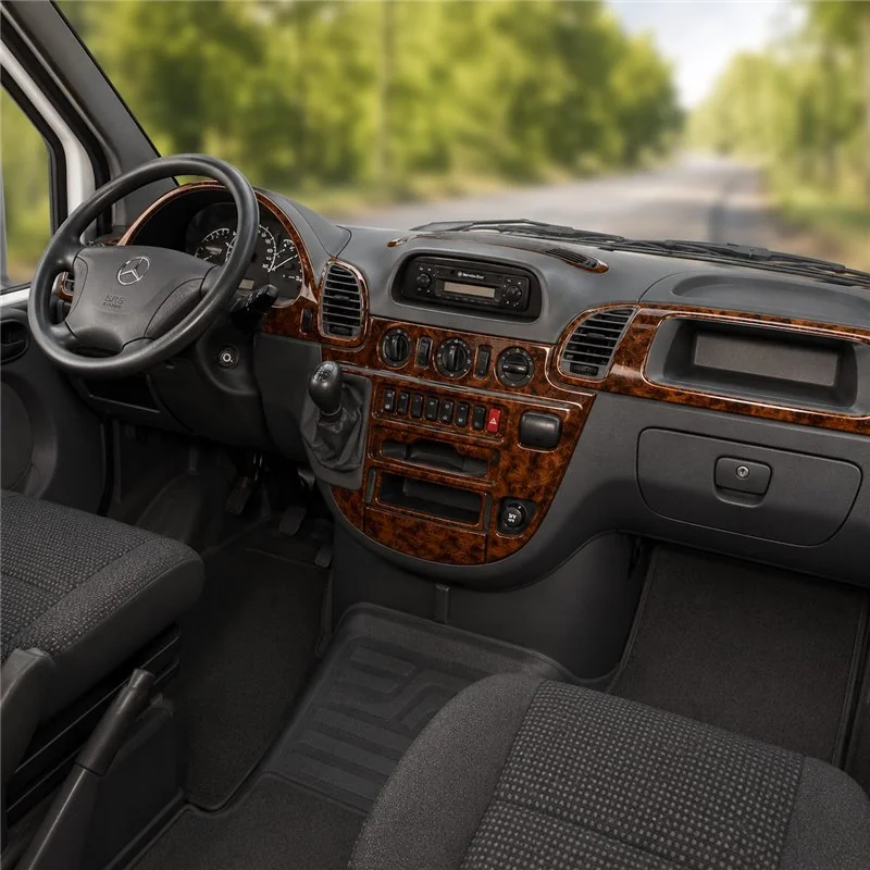 Mercedes Sprinter W903 2000-2006 kit cruscotto 3D, 24 pezzi