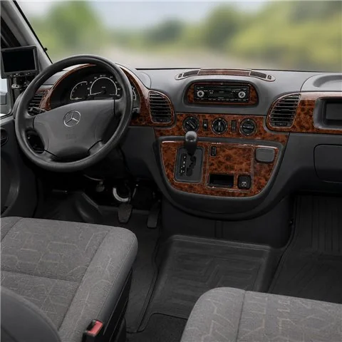 Mercedes Sprinter W903 Aut. 2000-2006 kit cruscotto 3D, 27 pezzi