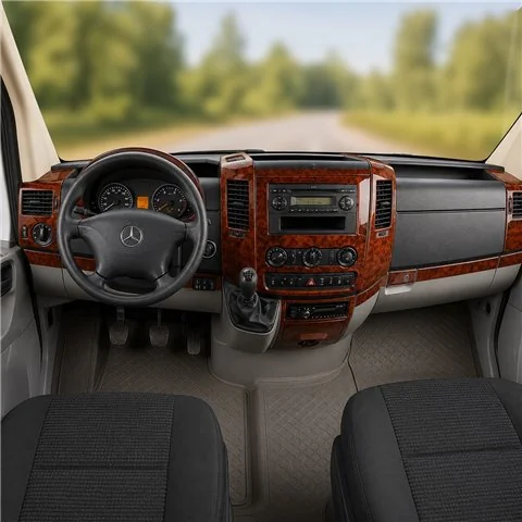 Mercedes Sprinter W906 2006+ kit cruscotto 3D, 40 pezzi