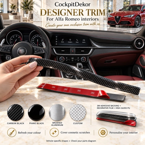 Alfa Romeo Giulia 2015 – Designer Trim – Kit completo per interni