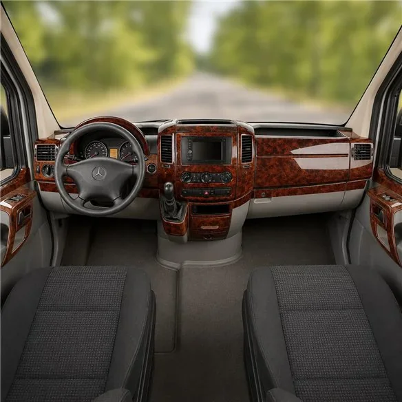 Mercedes Sprinter W906 2015+ kit cruscotto 3D, 51 pezzi