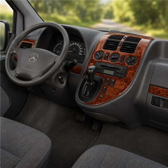 Mercedes Vito W638 1999-2004 kit cruscotto 3D, 24 pezzi