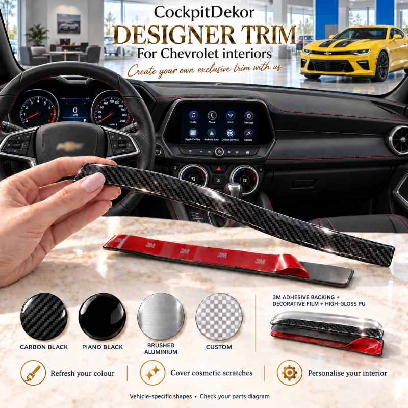 Chevrolet Corvette 2020 2022 – Designer Trim – Kit completo per interni