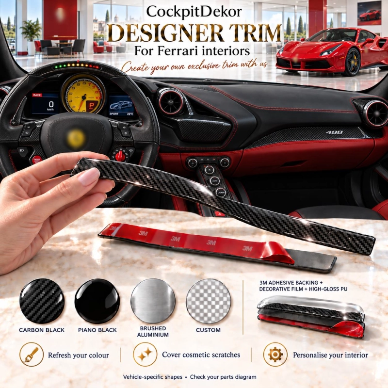 Ferrari Purosangue 2025 – Designer Trim – Kit completo per interni