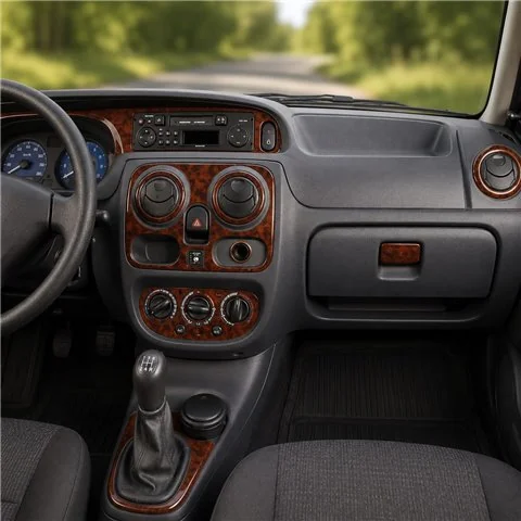 Dacia Solenza 2004+ kit cruscotto 3D, 27 pezzi
