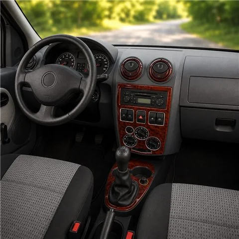 Dacia Logan 2005-2009 kit cruscotto 3D, 20 pezzi